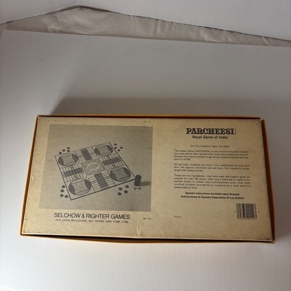 Parcheesi Royal Game of India COMPLETE Set Selchow Righter Vintage 1982 - Picture 15 of 16